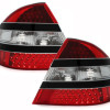 Mercedes w220 (98-05) LED aizmugurējie lukturi, sarkani/hromēti/melni