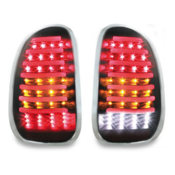 Mini Countryman (10-) LED aizmugurejie lukturi, melni/tonēti
