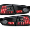 Mitsubishi Lancer (08-) LED aizmugurējie lukturi, melni
