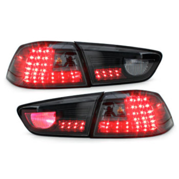 Mitsubishi Lancer (08-) LED aizmugurējie lukturi, melni