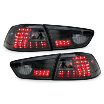 Mitsubishi Lancer (08-) LED aizmugurējie lukturi, melni