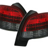Peugeot 206 (98-06) LED aizmugurejie lukturi, sarkani/tonēti