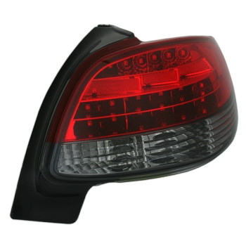 Peugeot 206 (98-06) LED aizmugurejie lukturi, sarkani/tonēti