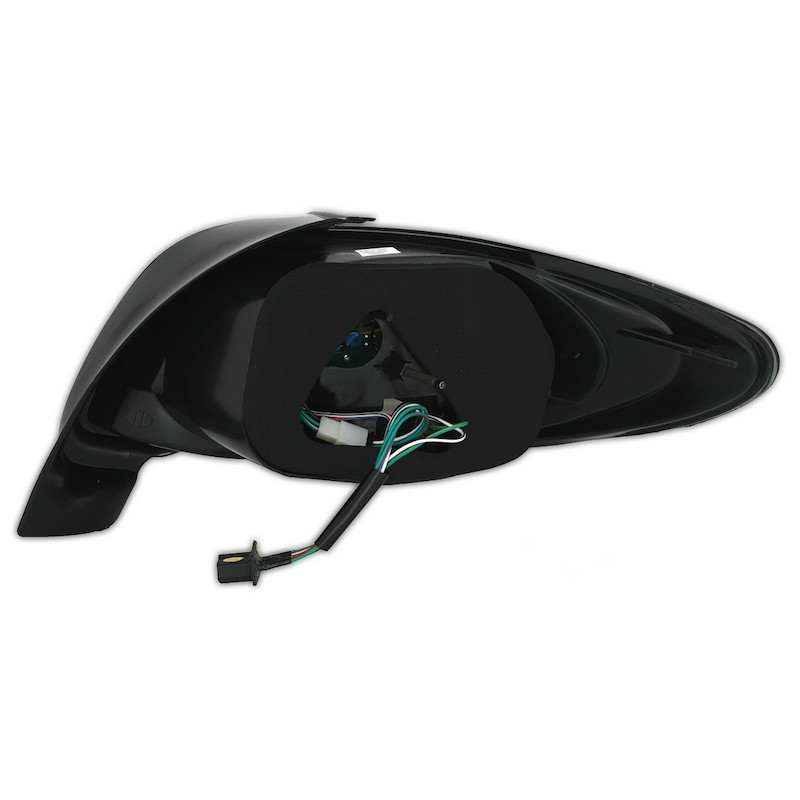 Peugeot 206 (98-06) LED aizmugurējie lukturi, sarkani/hromēti