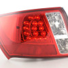Subaru Impreza sedan (07-12) LED aizmugurējie lukturi, sarkani/hromēti