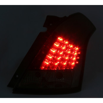 Suzuki Swift (05-10) LED aizmugurējie lukturi, tonēti