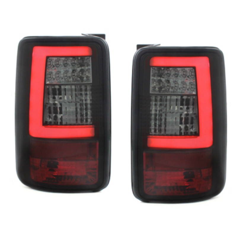 VW Caddy (03-15) LED aizmugurējie lukturi, melni/tonēti