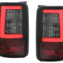 VW Caddy (03-15) LED aizmugurējie lukturi, melni/tonēti
