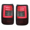 VW Caddy (03-15) LED aizmugurējie lukturi, sarkani/tonēti