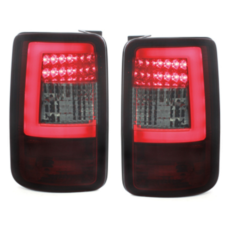 VW Caddy (03-15) LED aizmugurējie lukturi, sarkani/tonēti