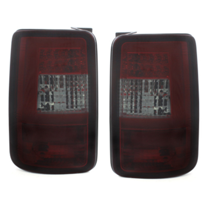 VW Caddy (03-15) LED aizmugurējie lukturi, sarkani/tonēti