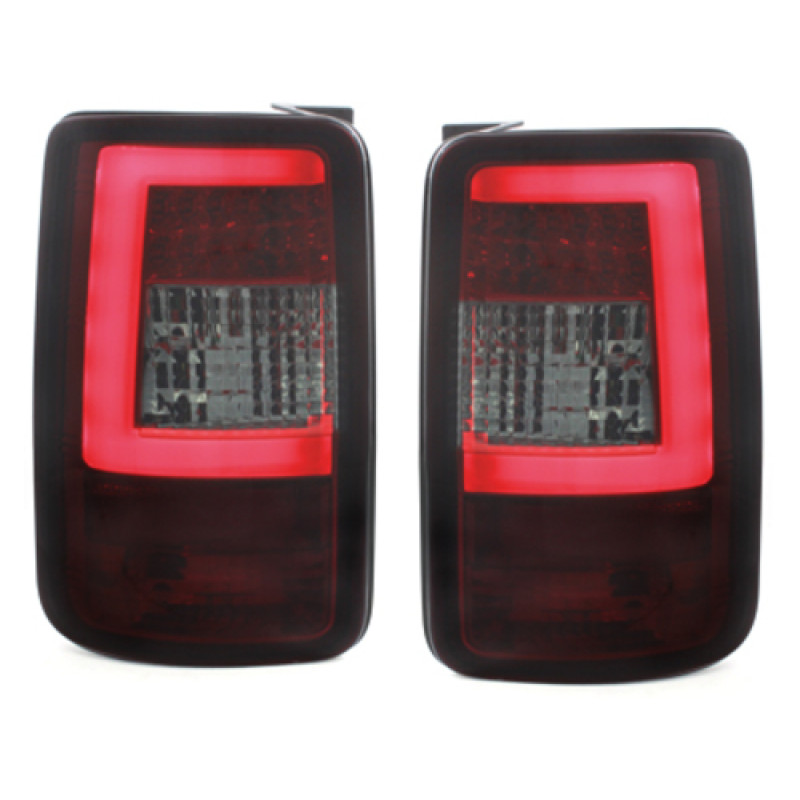 VW Caddy (03-15) LED aizmugurējie lukturi, sarkani/tonēti