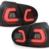 VW Golf 5 (03-09) LED aizmugurējie lukturi, melni/tonēti 2