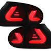 VW Golf 5 (03-09) LED aizmugurējie lukturi, melni/tonēti