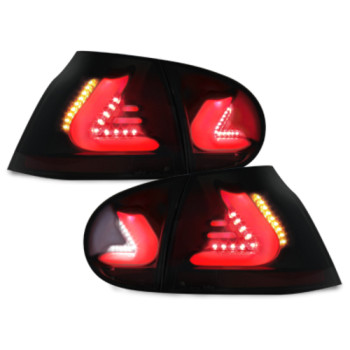 VW Golf 5 (03-09) LED aizmugurējie lukturi, melni/tonēti