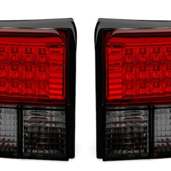 VW T4 (90-03) LED aizmugurējie lukturi, sarkani/tonēti