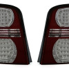VW Touran 1T (03-10) LED tail lights, red/crystal