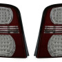 VW Touran 1T (03-10) LED aizmugurējie lukturi, sarkani/hromēti