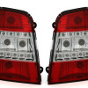 VW Touran 1T (03-10) LED tail lights, red/crystal 2