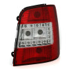 VW Touran 1T (03-10) LED aizmugurējie lukturi, sarkani/hromēti 2