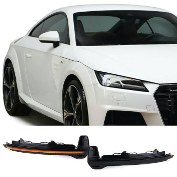 Audi TT 8S (16-18), R8 4S (16-18) dinamiskie pagriezienu rādītāji spoguļos LED, tonēti