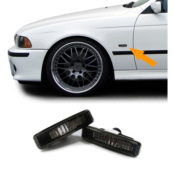 BMW e39 (95-03) pagriezieni spārnos, tonēti 2