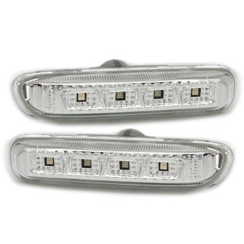 BMW e46 LED pagriezieni spārnos, hromēti