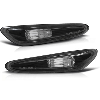 BMW e46, e60, e83 pagriezieni spārnos, melni/dzidri