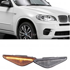 BMW e70, e71, f25, f26 dinamiskie LED pagriezieni spārnos, white