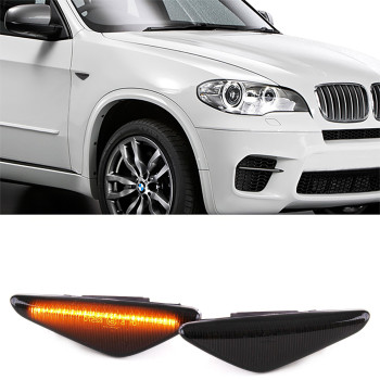 BMW  x5 e70, x6 e71, x3 f25, x4 f26 dinamiskie LED pagriezieni spārnos, tonēti