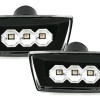 Opel Adam, Astra H, Astra J GTC, Corsa D, Insignia, Meriva, Zafira B; Chevrolet Cruze LED pagriezieni spārnos, melni