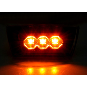 Opel Adam, Astra H, Astra J GTC, Corsa D, Insignia, Meriva, Zafira B; Chevrolet Cruze LED pagriezieni spārnos, hromēti