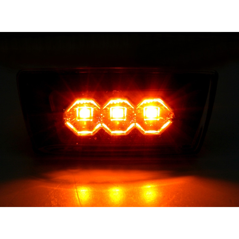 Opel Adam, Astra H, Astra J GTC, Corsa D, Insignia, Meriva, Zafira B; Chevrolet Cruze LED pagriezieni spārnos, hromēti