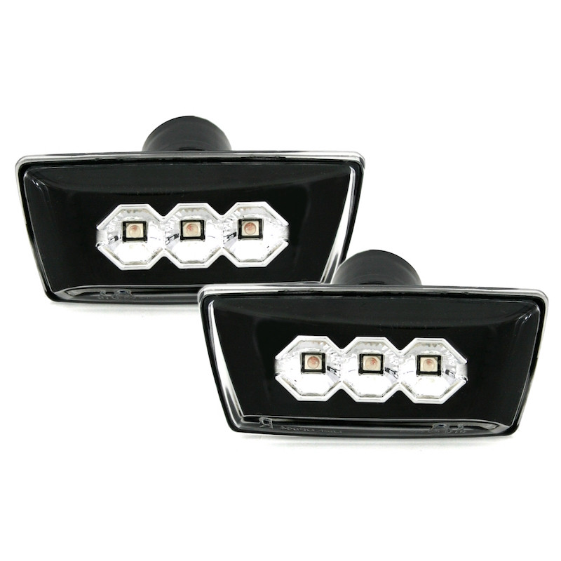 Opel Adam, Astra H, Astra J GTC, Corsa D, Insignia, Meriva, Zafira B; Chevrolet Cruze LED pagriezieni spārnos, melni