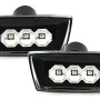 Opel Adam, Astra H, Astra J GTC, Corsa D, Insignia, Meriva, Zafira B; Chevrolet Cruze LED pagriezieni spārnos, melni