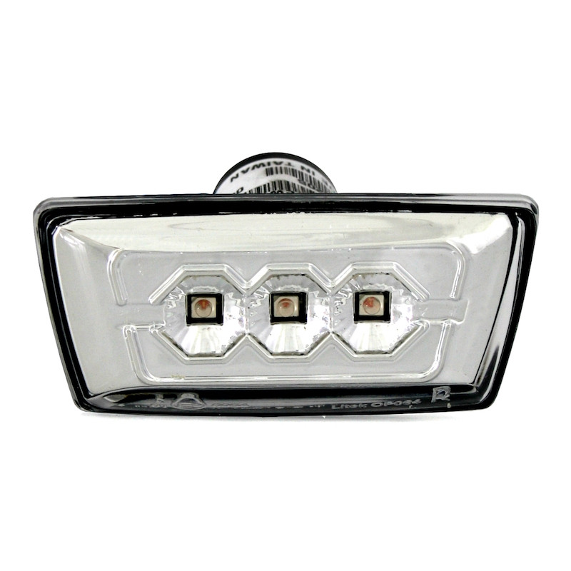 Opel Adam, Astra H, Astra J GTC, Corsa D, Insignia, Meriva, Zafira B; Chevrolet Cruze LED pagriezieni spārnos, hromēti