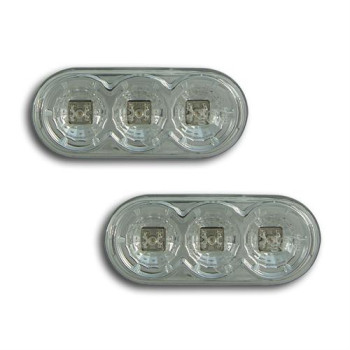 VAG LED pagriezieni spārnos, hromēti 3