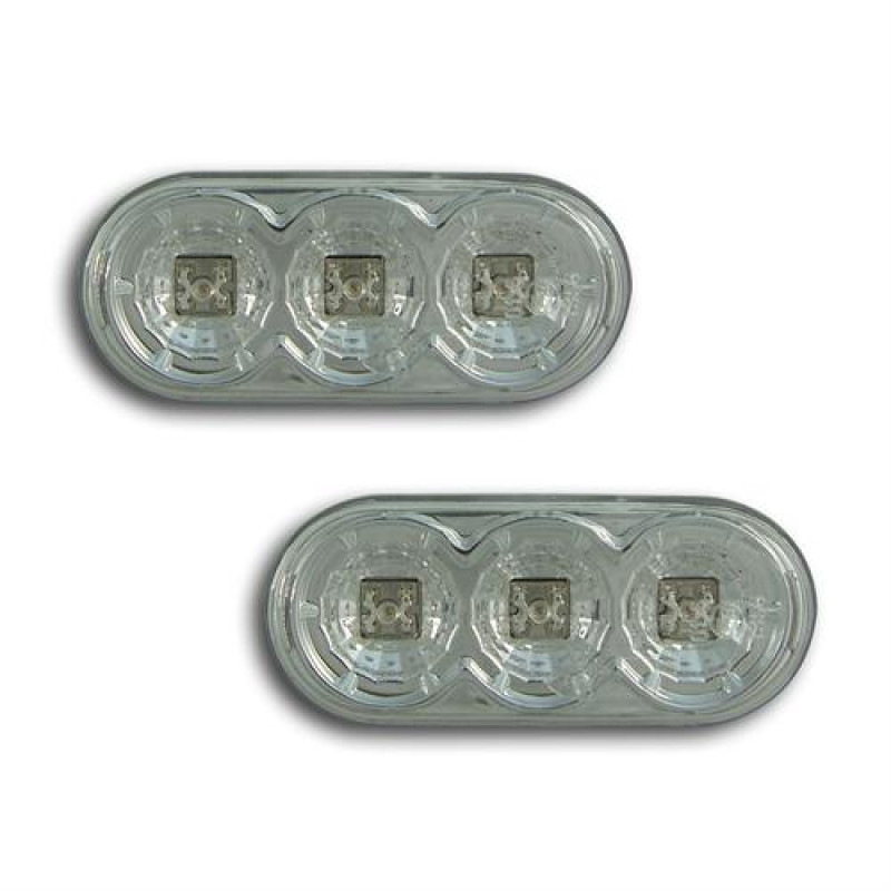 VAG LED pagriezieni spārnos, hromēti 3
