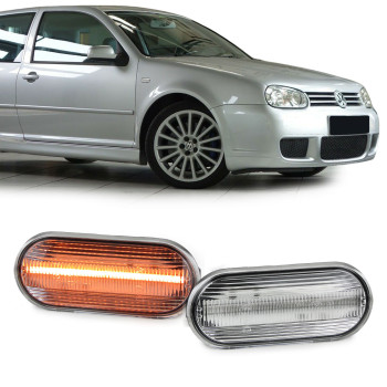 VAG dinamiskie LED pagriezieni spārnos, hromēti 6