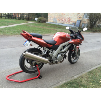 Motocikla pacēlājs, statīvs, aizmugurējais.
