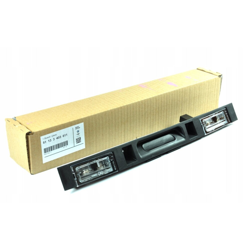 BMW x5 e53 / x3 e83 bagāžnieka vāka rokturis ar atslēgas pogu, 51133403611