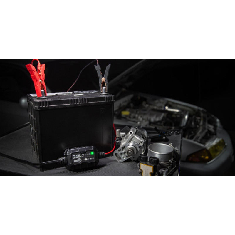 NOCO GENIUS2 auto akumulatora lādētājs un uzturētājs 2A 6V/12V 2EU