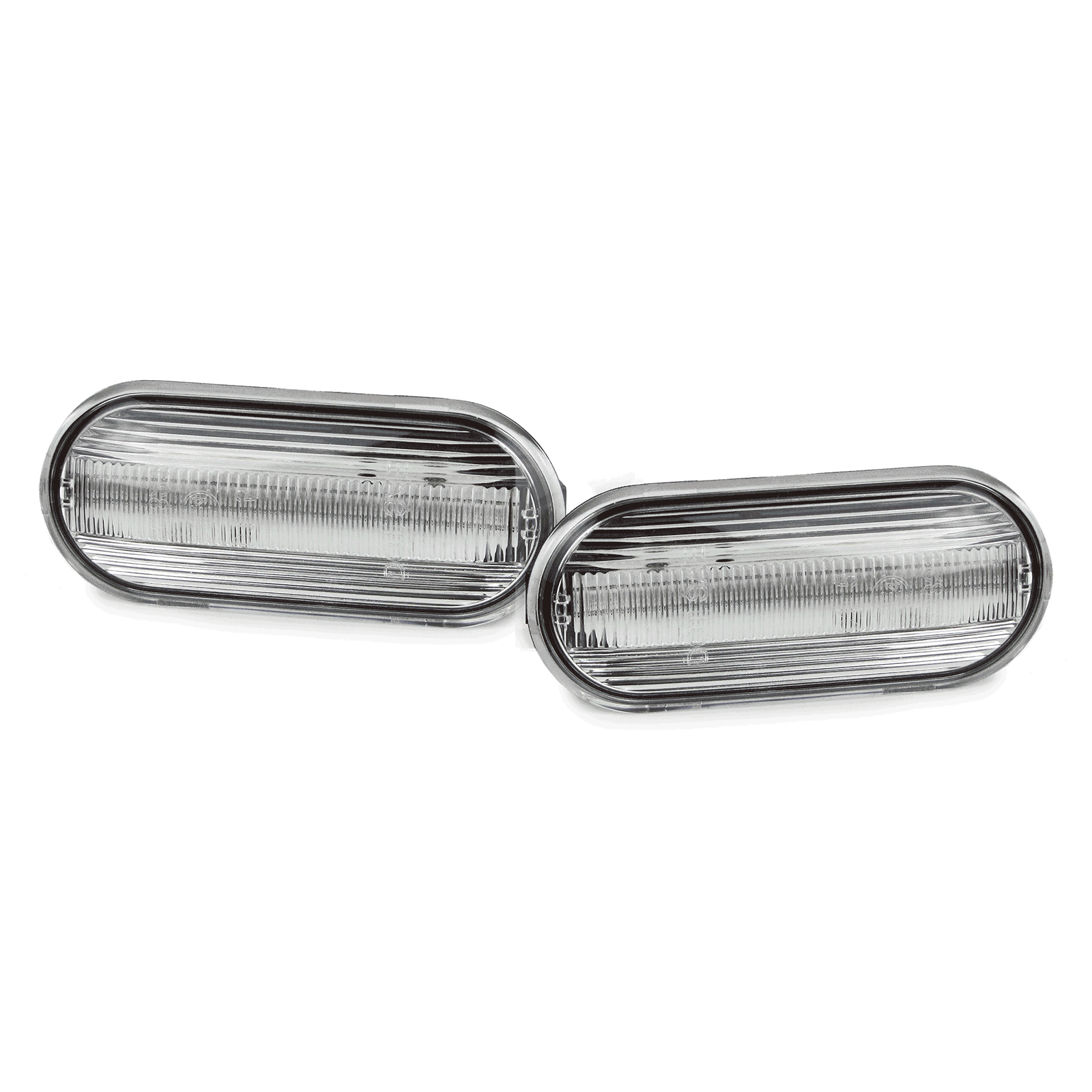 VAG dinamiskie LED pagriezieni spārnos, hromēti 6